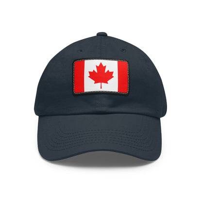 Canada Leather Patch Hat