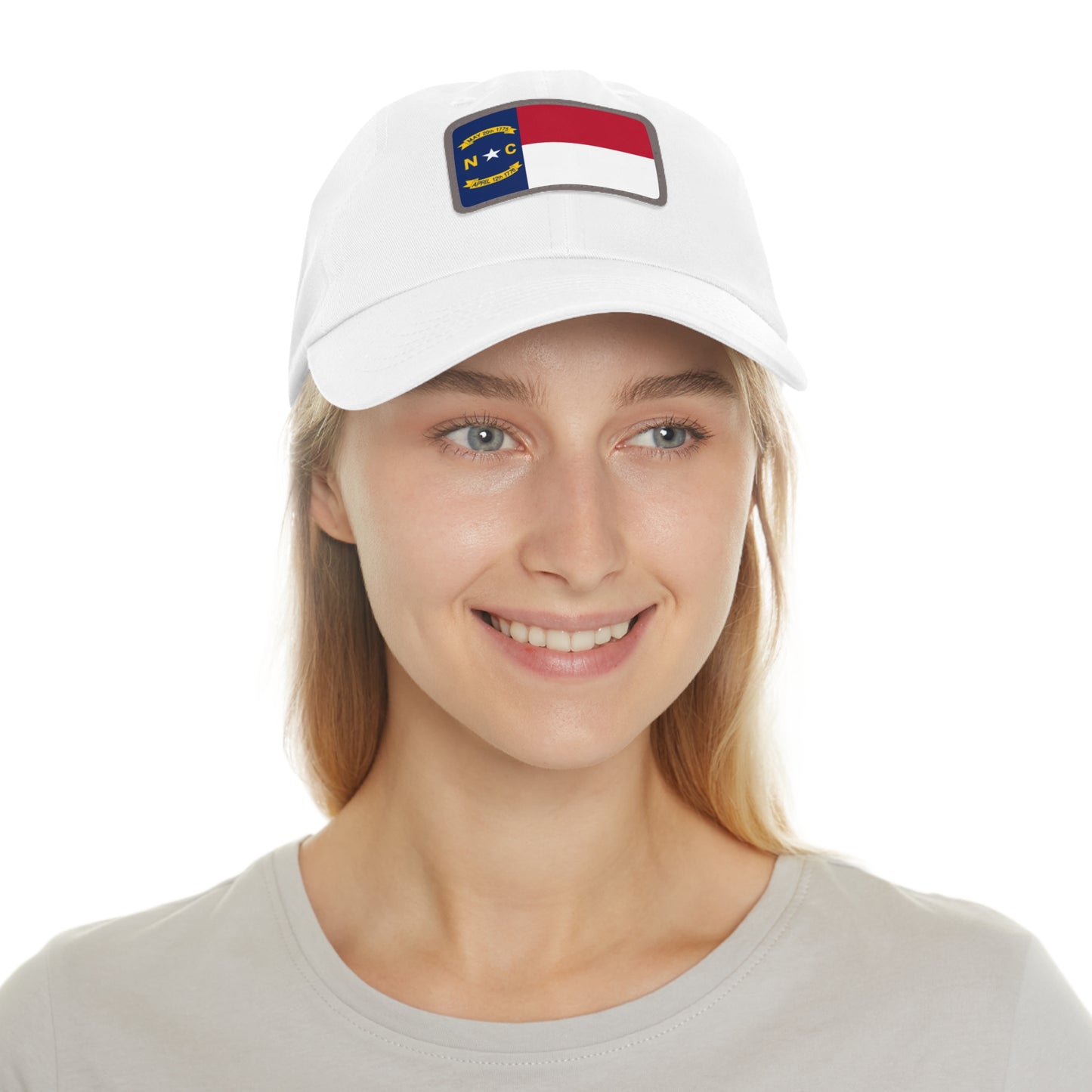 North Carolina Leather Patch Hat