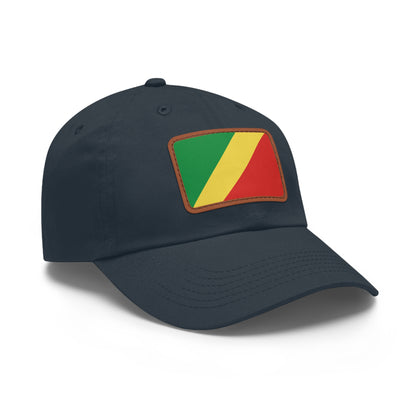 Republic of the Congo Leather Patch Hat