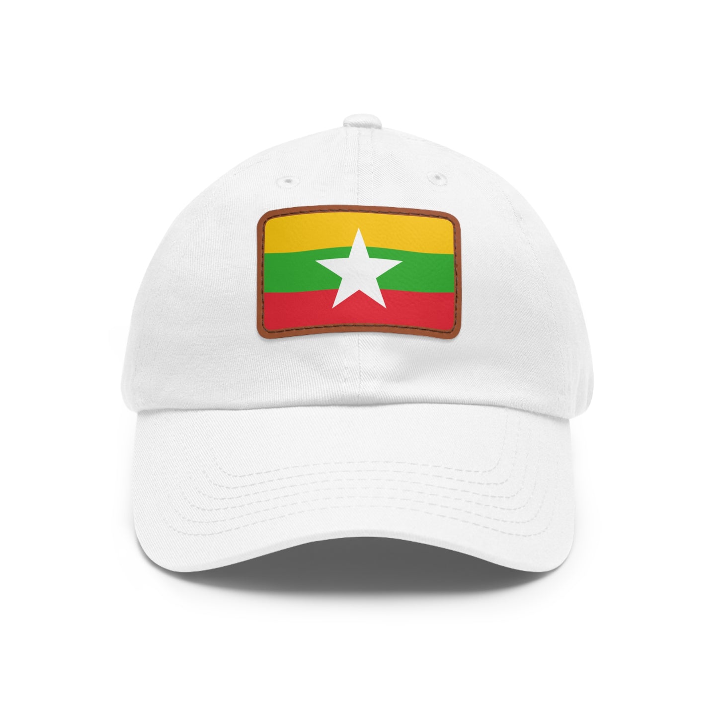 Myanmar Leather Patch Hat
