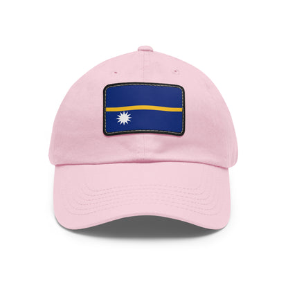 Nauru Leather Patch Hat
