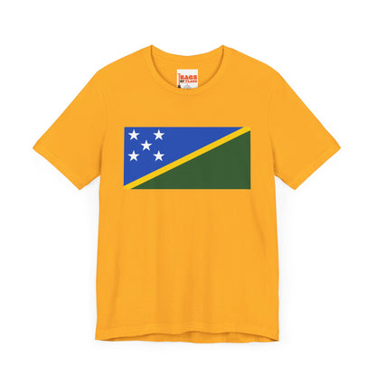 Solomon Islands Flag on T-shirt