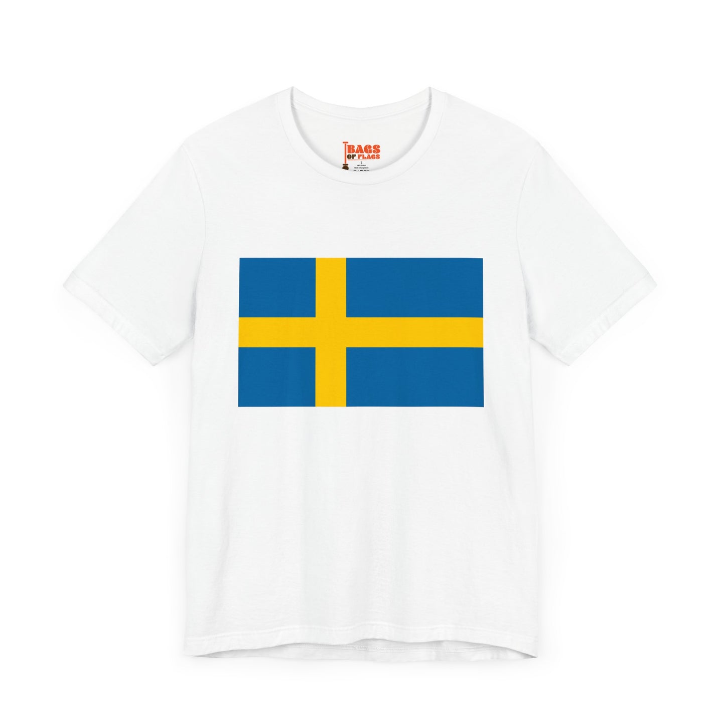 Sweden Flag on T-shirt