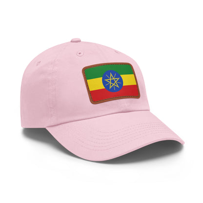 Ethiopia Leather Patch Hat
