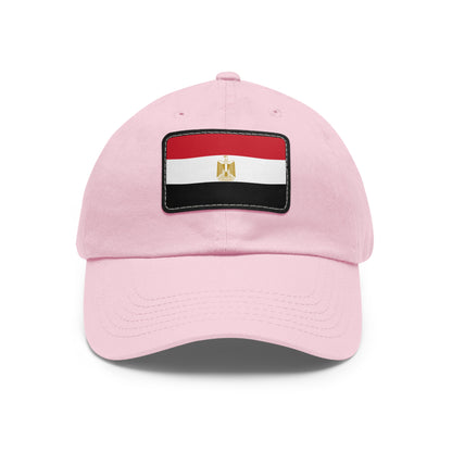 Egypt Leather Patch Hat
