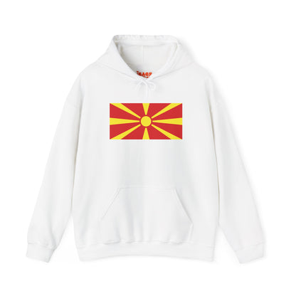 North Macedonia Flag Hoodies