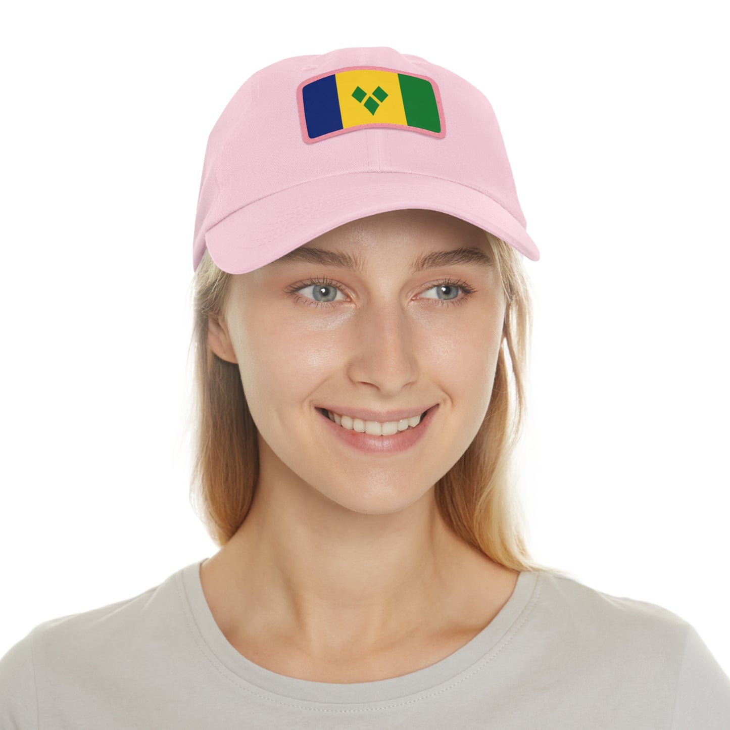 Saint Vincent and the Grenadines Leather Patch Hat