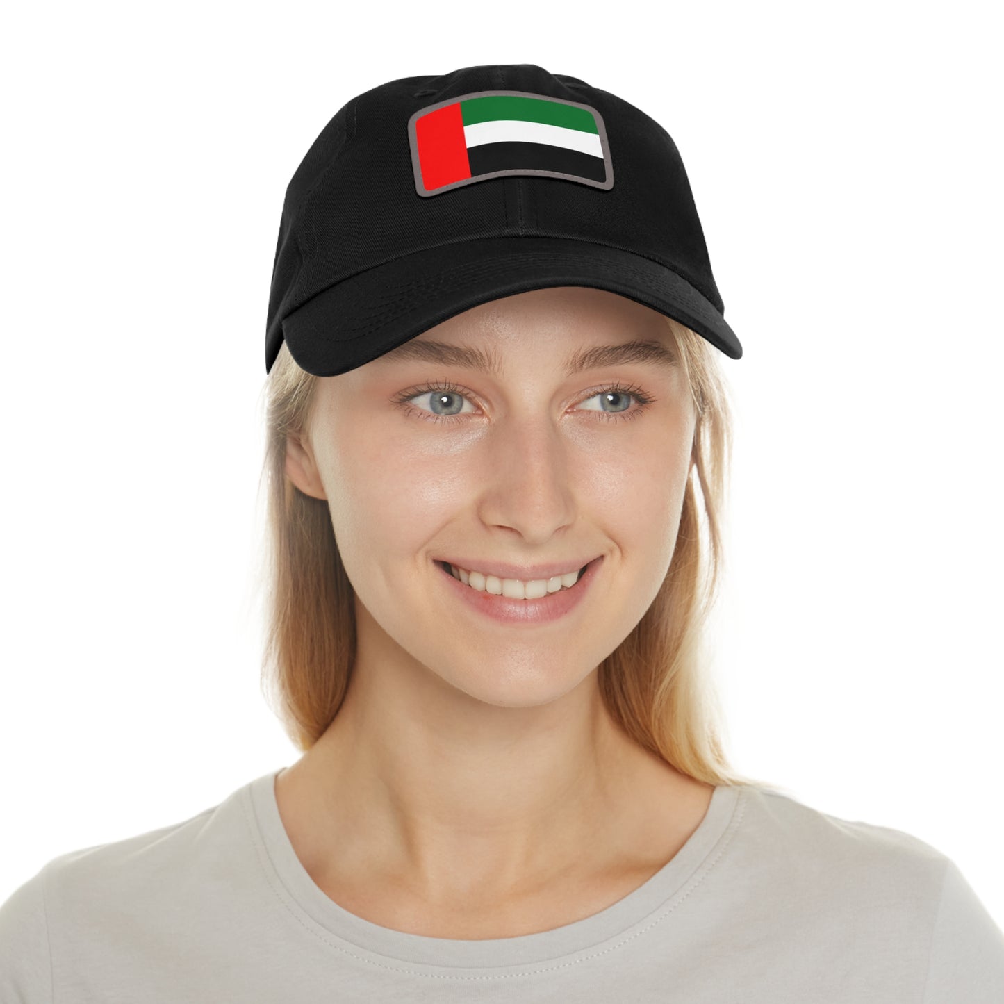 United Arab Emirates Leather Patch Hat