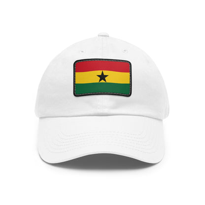 Ghana Leather Patch Hat