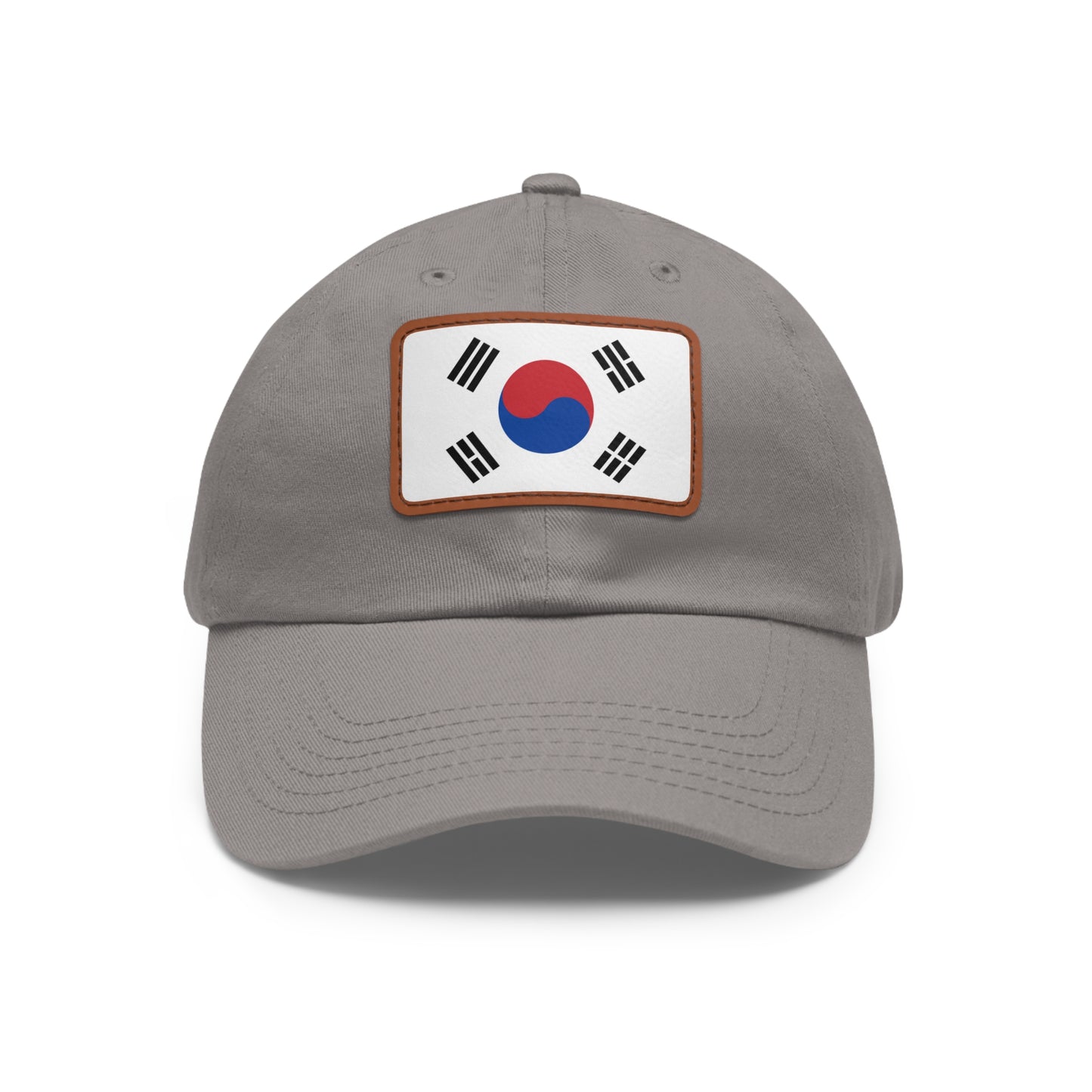 South Korea Leather Patch Hat