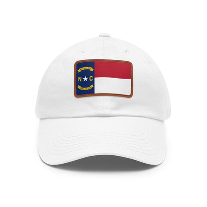 North Carolina Leather Patch Hat