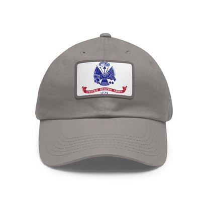 US Army Leather Patch Hat