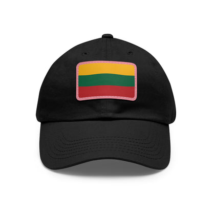 Lithuania Leather Patch Hat