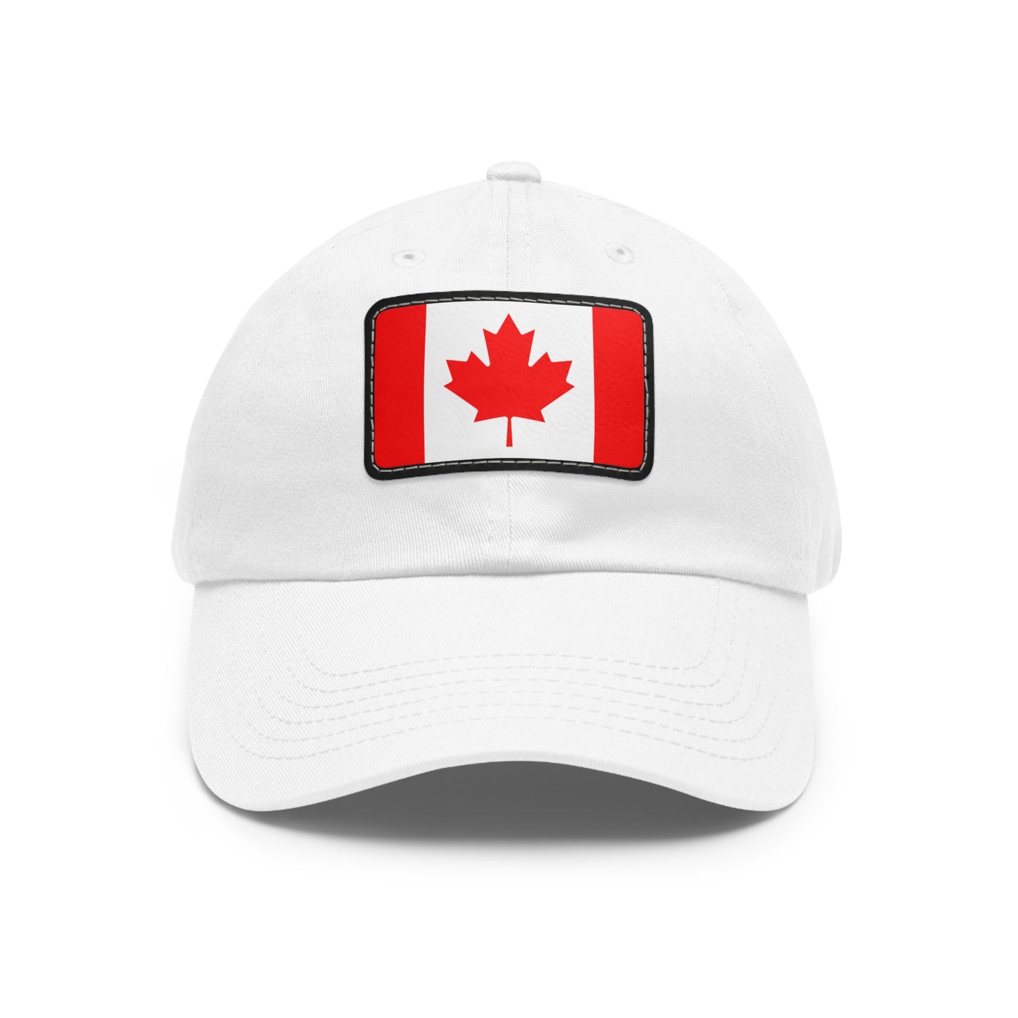 Canada Leather Patch Hat