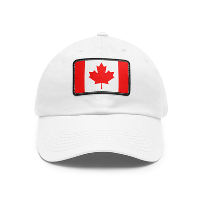 Canada Leather Patch Hat