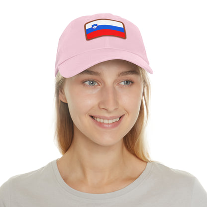 Slovenia Leather Patch Hat