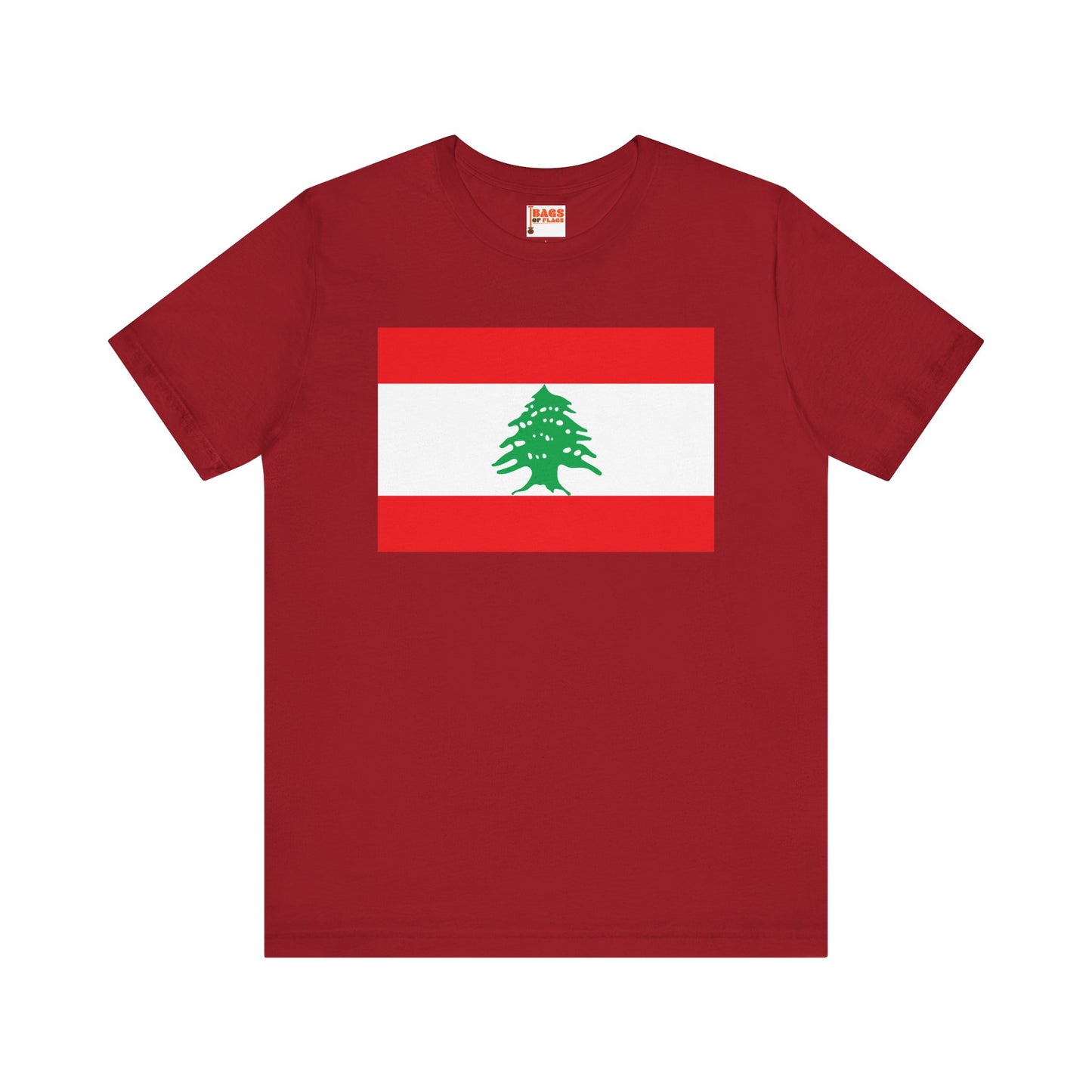 Lebanon Flag on T-shirt