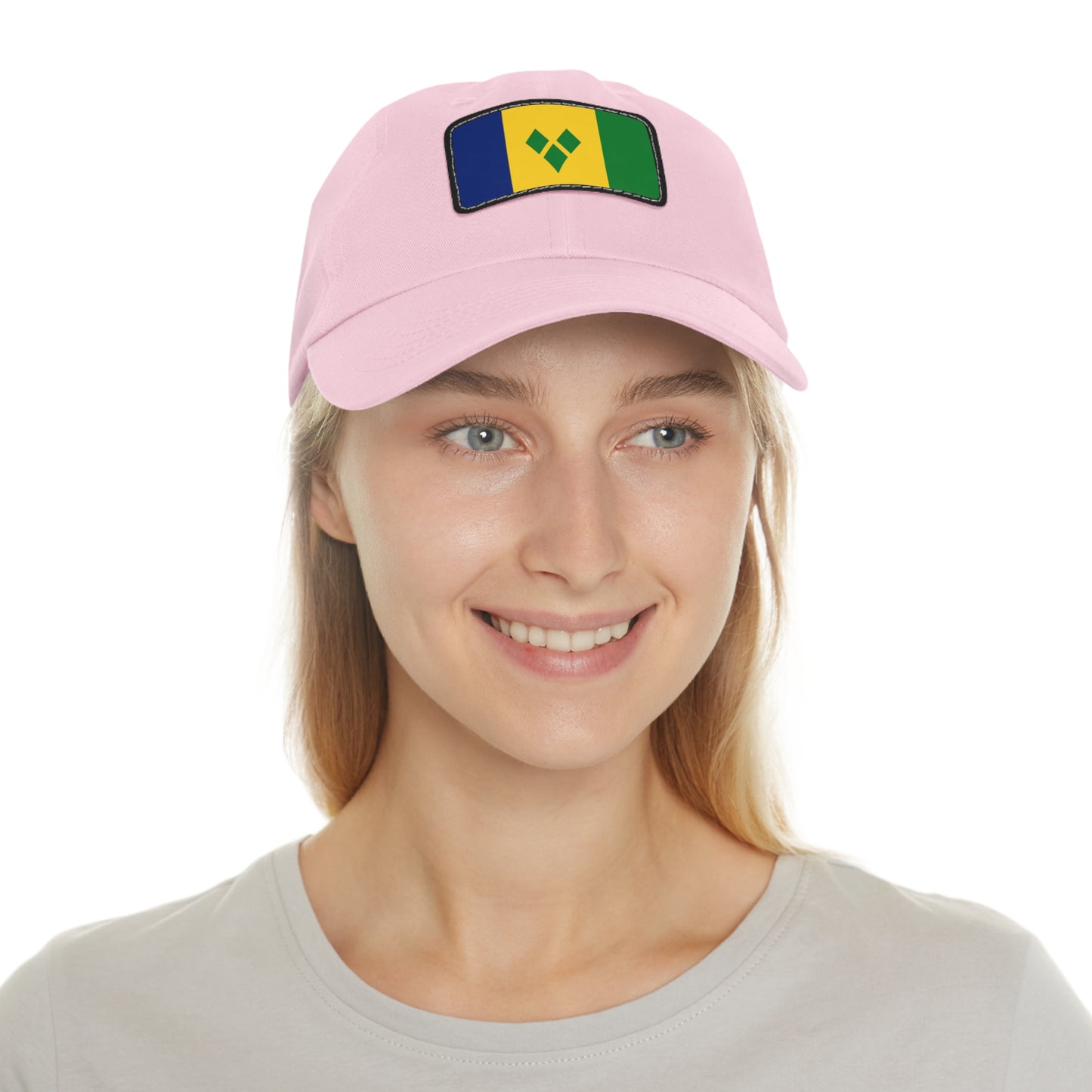 Saint Vincent and the Grenadines Leather Patch Hat