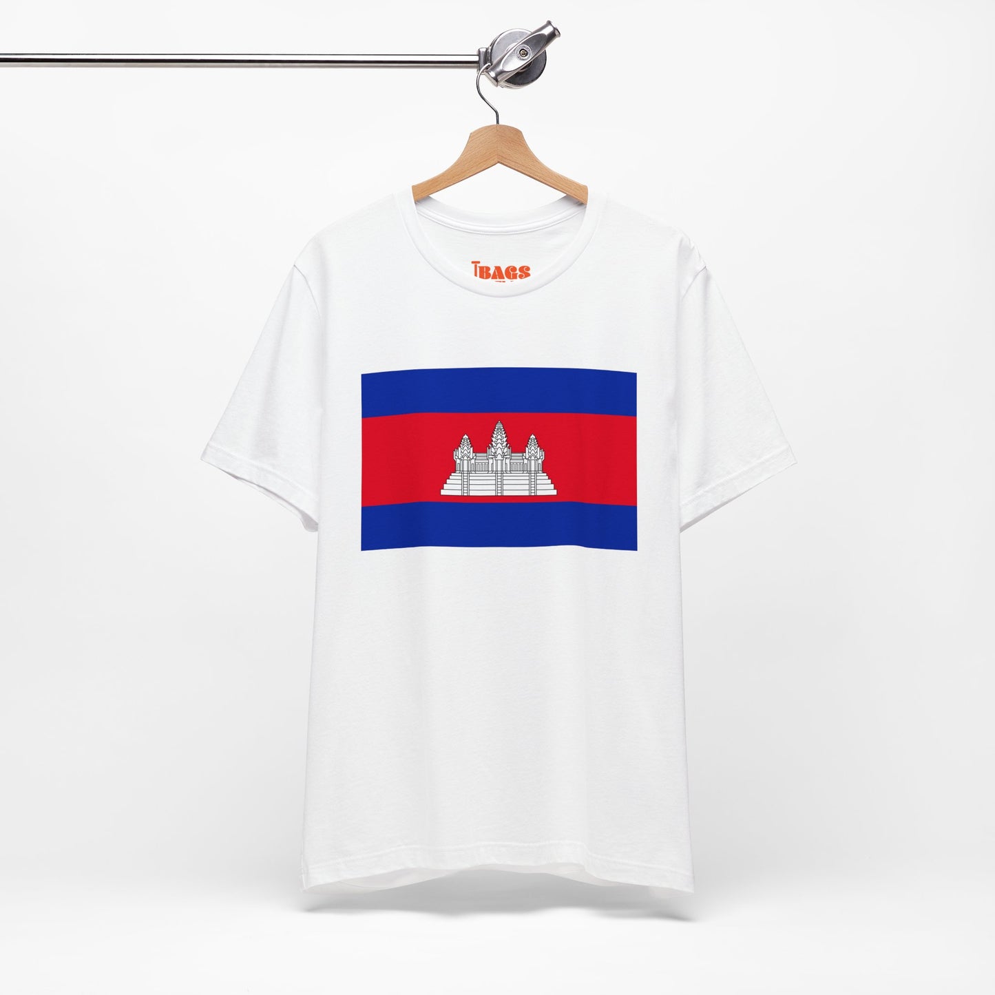 Cambodia Flag on T-shirt