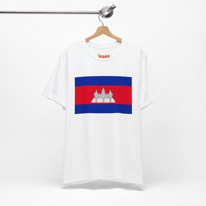 Cambodia Flag on T-shirt