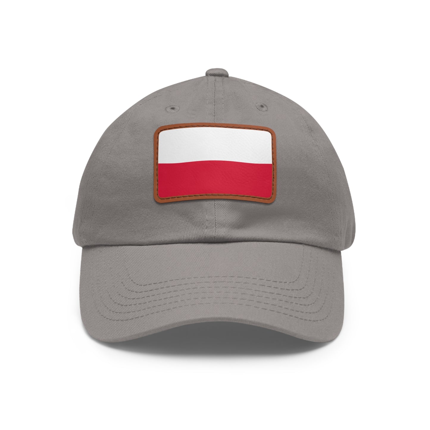 Poland Leather Patch Hat