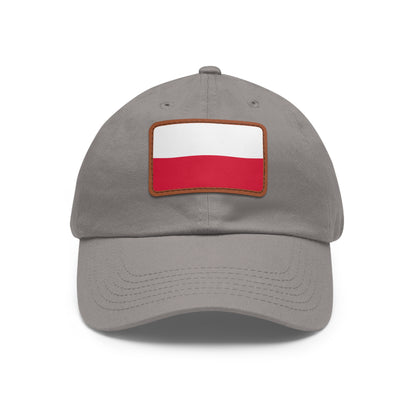 Poland Leather Patch Hat