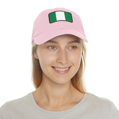 Nigeria Leather Patch Hat