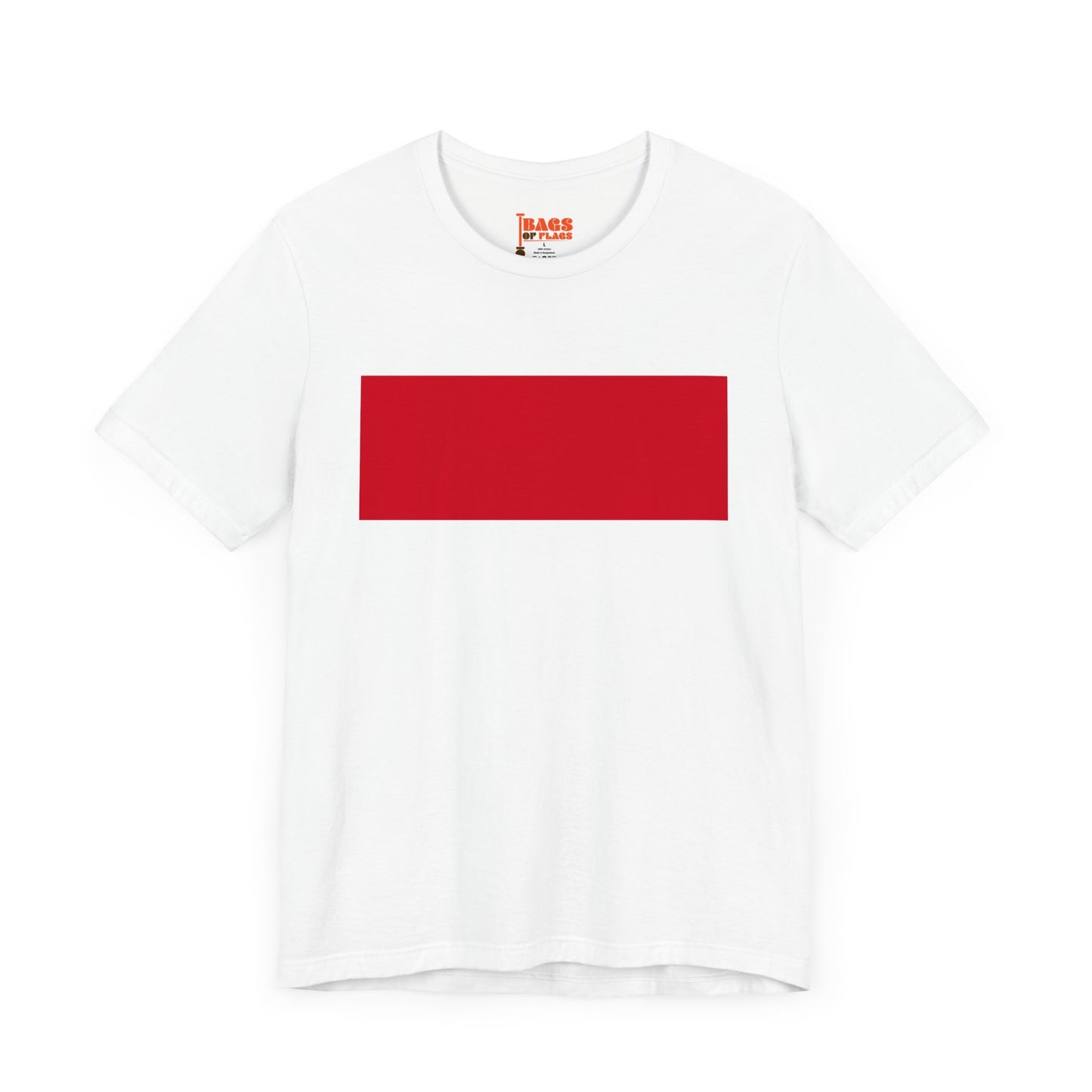 Monaco Flag on T-shirt