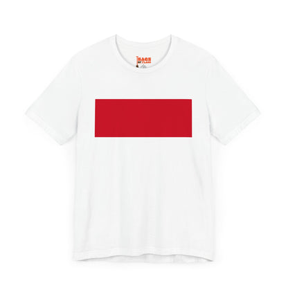 Monaco Flag on T-shirt