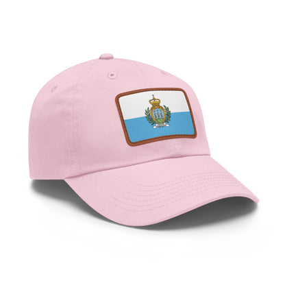 San Marino Leather Patch Hat