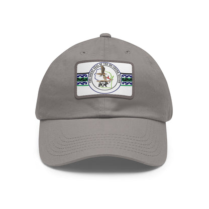 Ho Chunk Leather Patch Hat