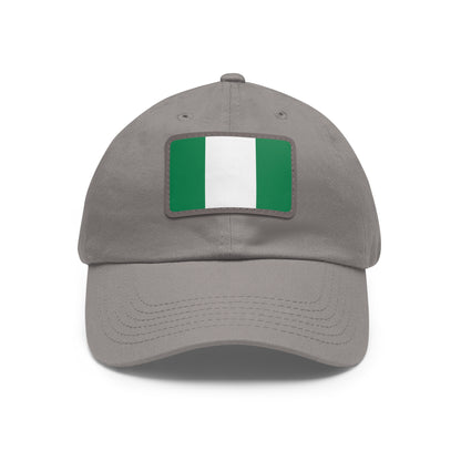 Nigeria Leather Patch Hat