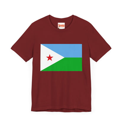 Djibouti Flag on T-shirt