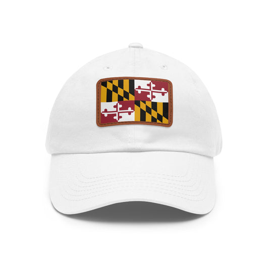 Maryland Leather Patch Hat