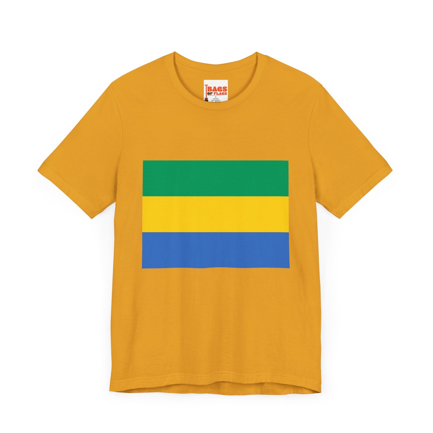 Gabon Flag on T-shirt