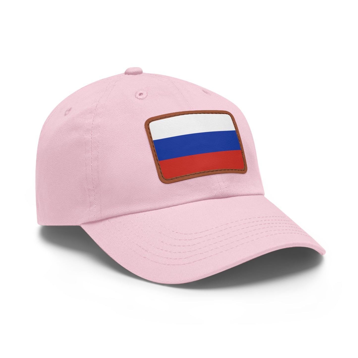 Russia Leather Patch Hat