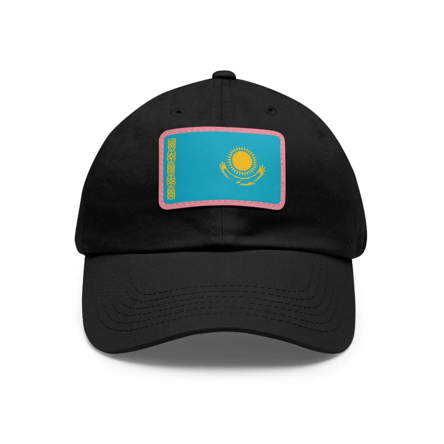 Kazakhstan Leather Patch Hat
