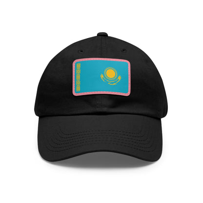 Kazakhstan Leather Patch Hat