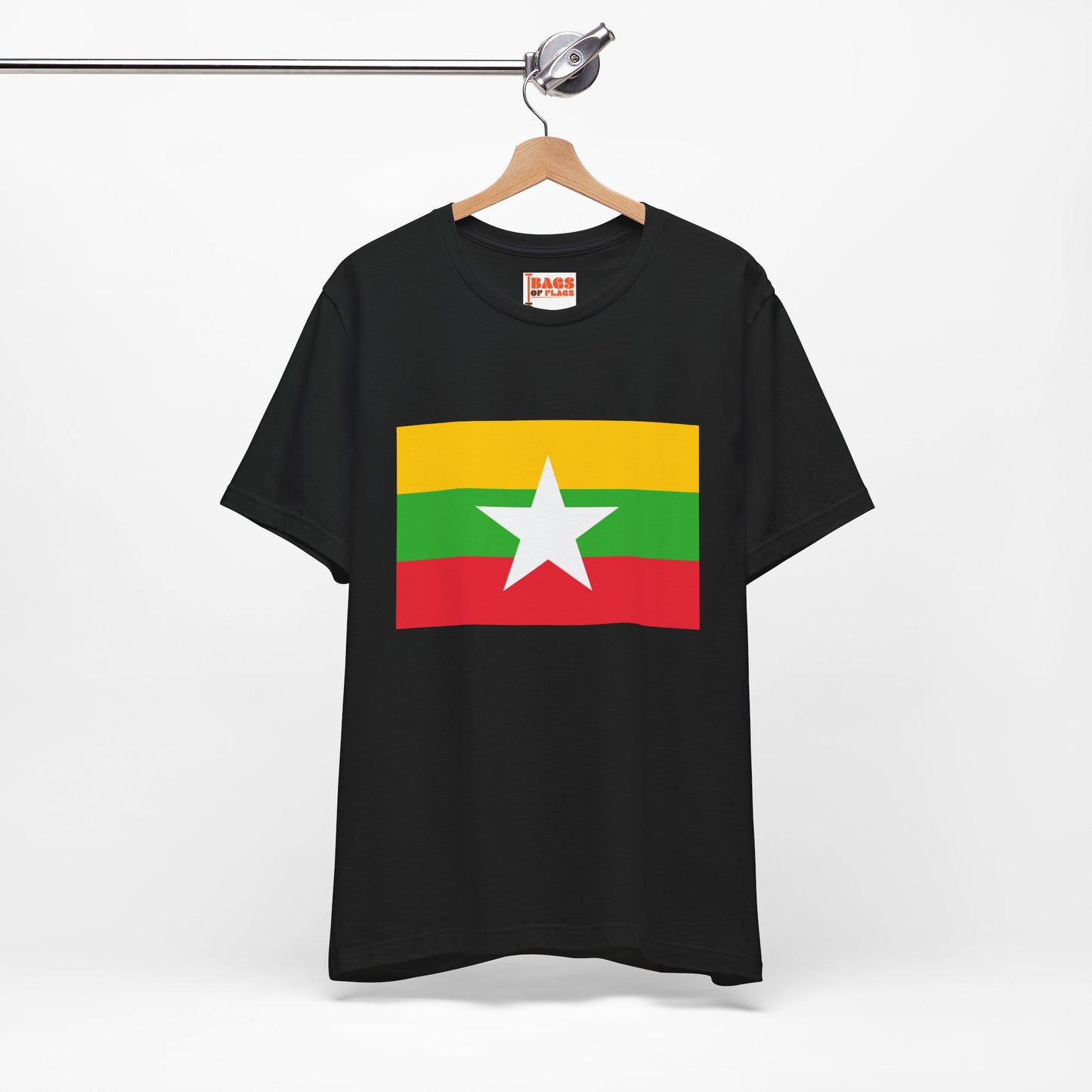 Myanmar Flag on T-shirt
