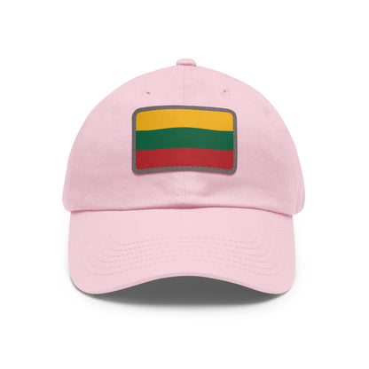 Lithuania Leather Patch Hat