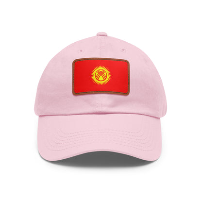 Kyrgyzstan Leather Patch Hat