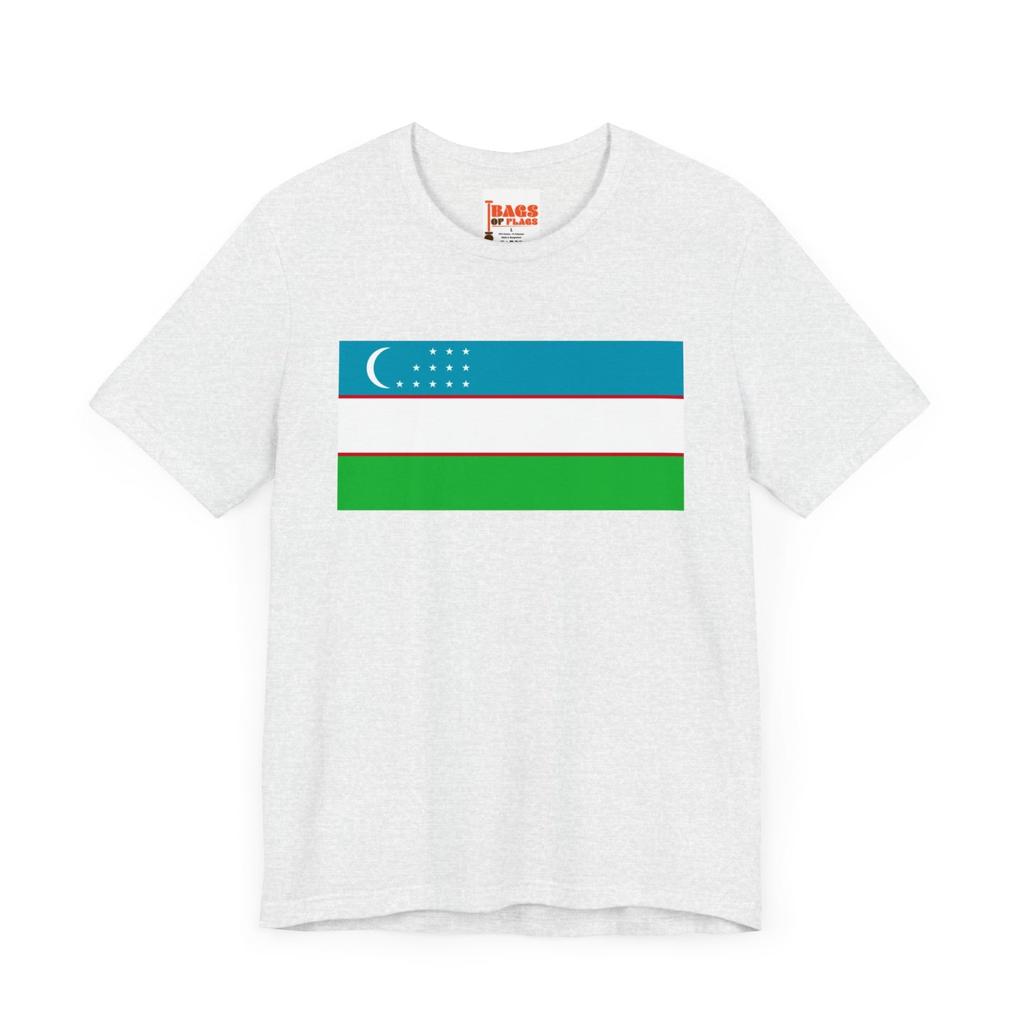 Uzbekistan Flag on T-shirt