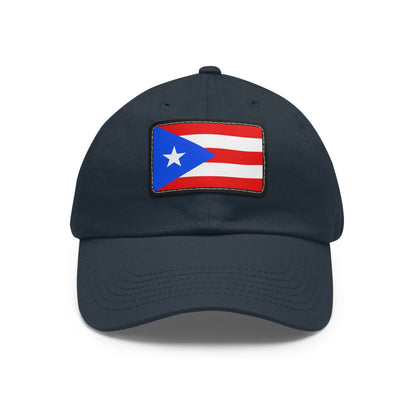 Puerto Rico Leather Patch Hat