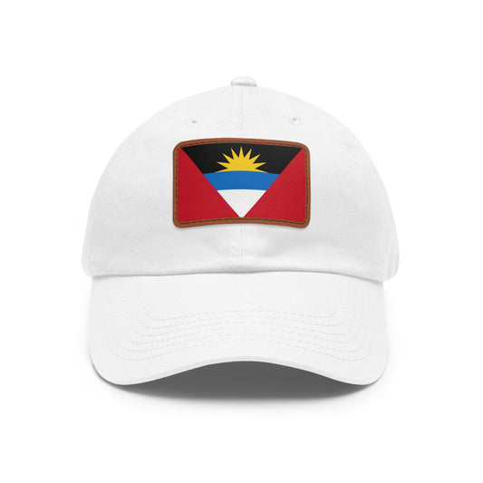Antigua and Barbuda Leather Patch Hat