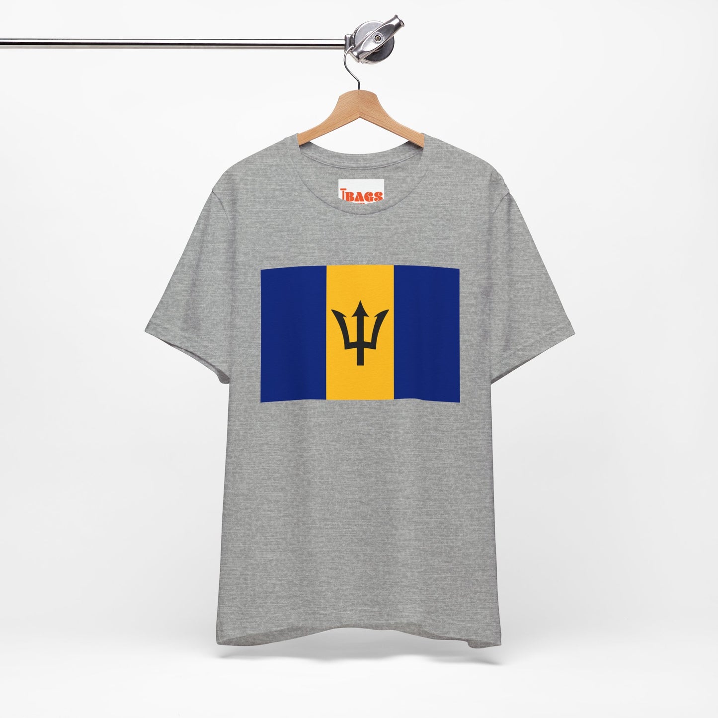 Barbados Flag on T-shirt