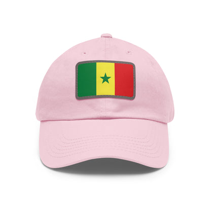 Senegal Leather Patch Hat