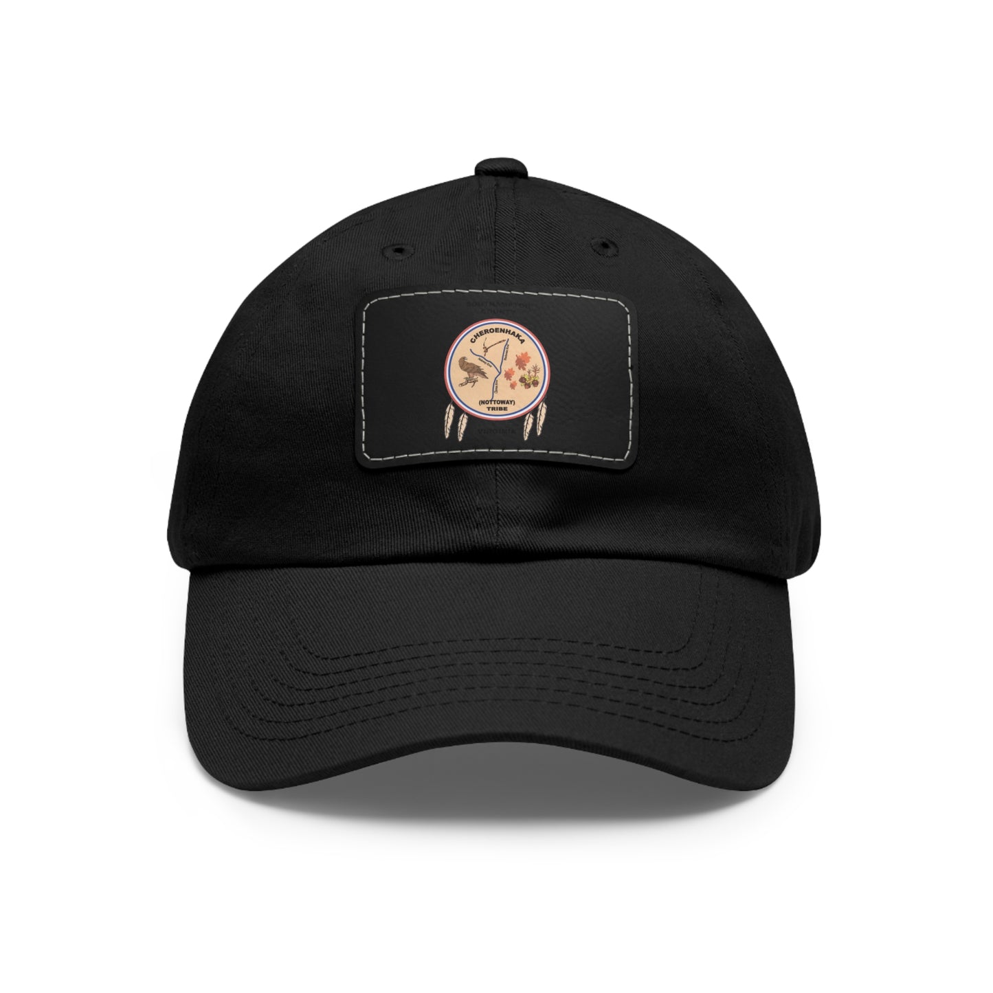 Cheroenhaka-Nottoway Nation Leather Patch Hat