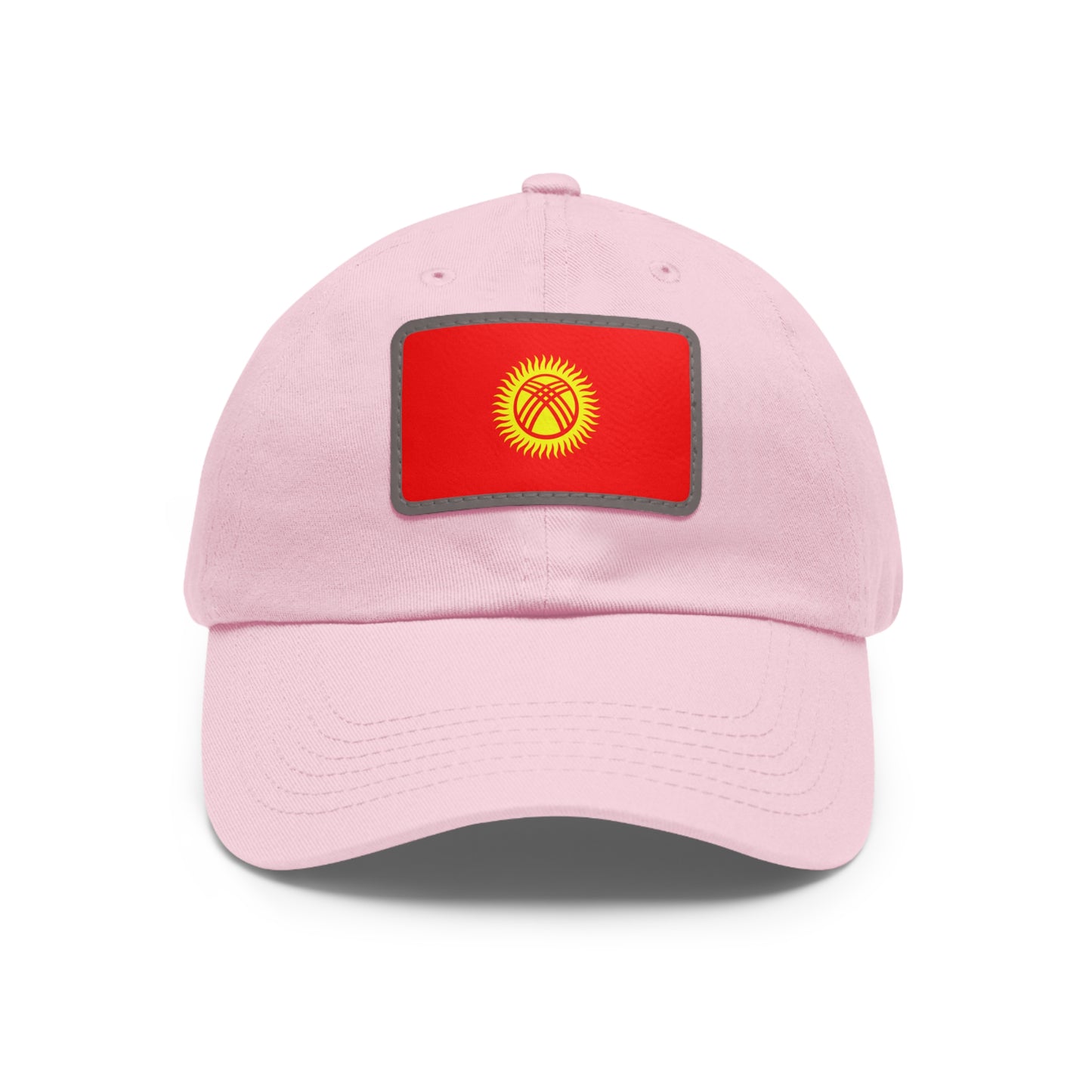 Kyrgyzstan Leather Patch Hat