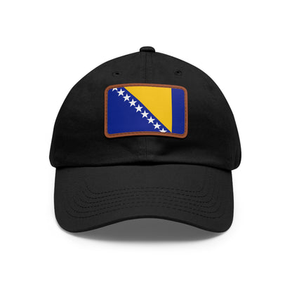 Bosnia and Herzegovina Leather Patch Hat