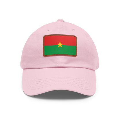Burkina Faso Leather Patch Hat